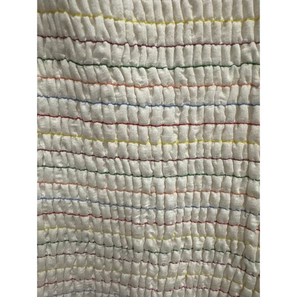 MSRP $109 NWT Aura Shirred Colorful Fitted Mini Size M SAME DAY/NEXT DAY SHIP - Picture 5 of 7